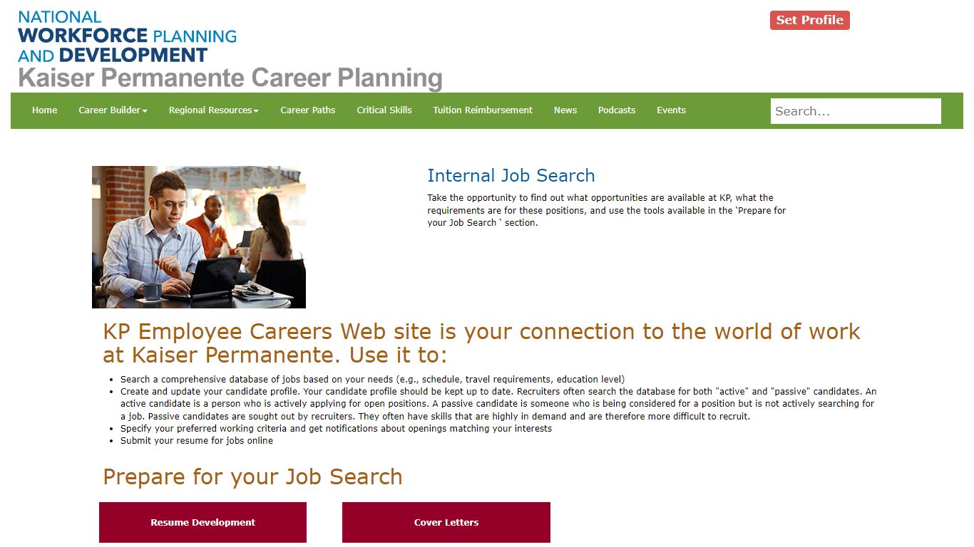 Job Search - Kaiser Permanente Career Planning