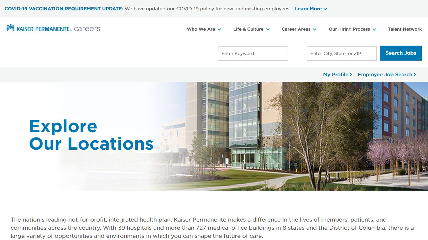 Our Locations - Kaiser Permanente Careers